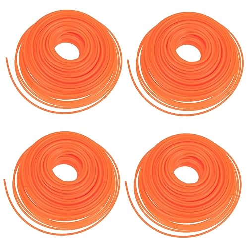 Yardwe 4pcs for Xcm Cutter Spool Supplies Professional Steel Trailer Wire Cutters Cordless Round Landscape Mower Grass Mowers Accessory Orange Rope Accessories Trimmer Brush Replacement