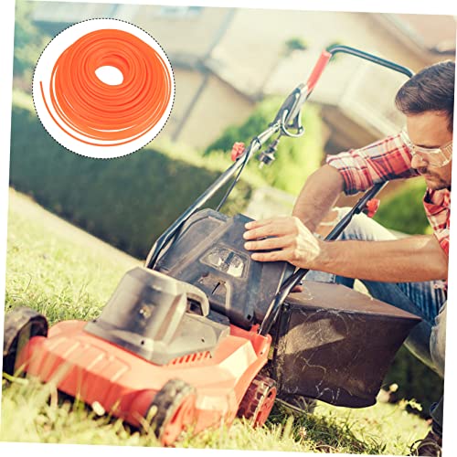 Yardwe 4pcs for Xcm Cutter Spool Supplies Professional Steel Trailer Wire Cutters Cordless Round Landscape Mower Grass Mowers Accessory Orange Rope Accessories Trimmer Brush Replacement