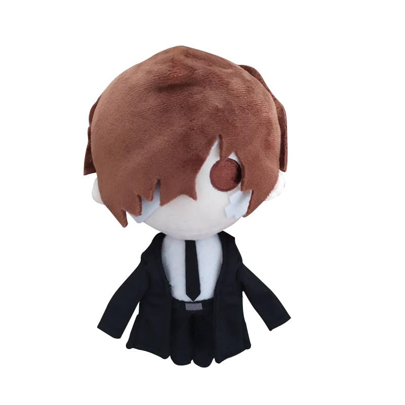 Helluva Boss Anime Plush Toy Dazai Osamu Stuffed Doll Nakahara Chuuya Figure Toys Ryunosuke Akutagawa Throw Pillow Home Decoration, Halloween Christmas Birthday Gift for Kids (D-1PCS)