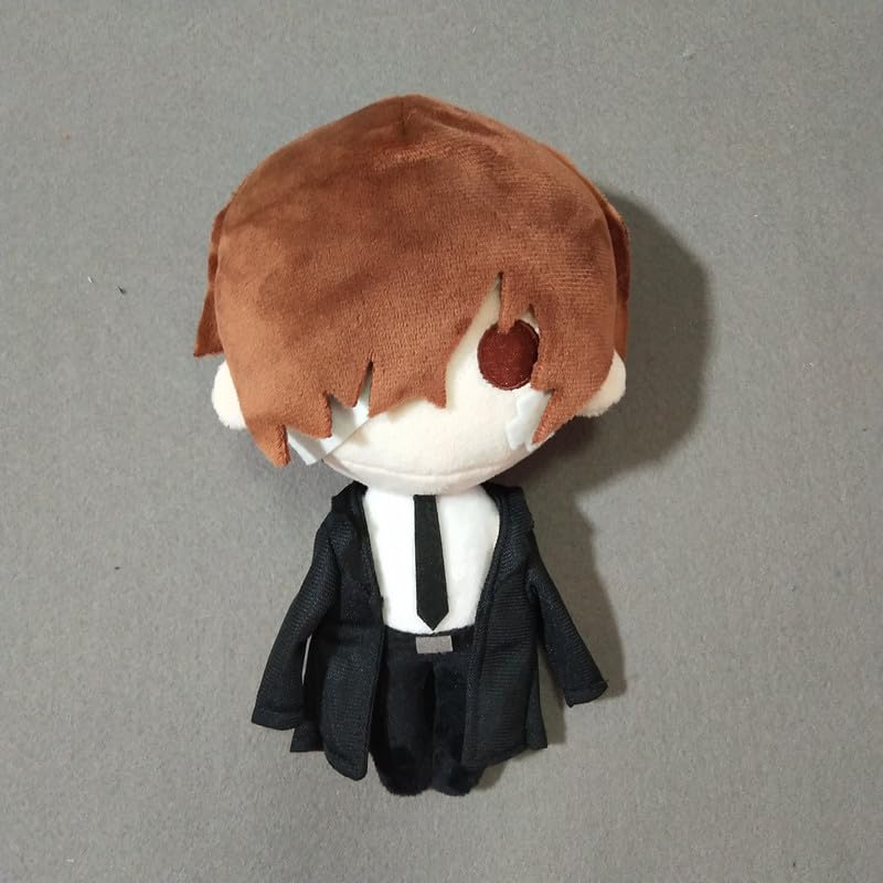 Helluva Boss Anime Plush Toy Dazai Osamu Stuffed Doll Nakahara Chuuya Figure Toys Ryunosuke Akutagawa Throw Pillow Home Decoration, Halloween Christmas Birthday Gift for Kids (D-1PCS)