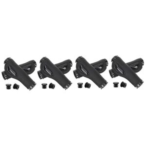 besportble 4 sets protectors black for nonslip anti-slip supplies mountain mtb grips bike cover cycling grip handle bicycles anti- protective bmx covers handlebars shockproof gift