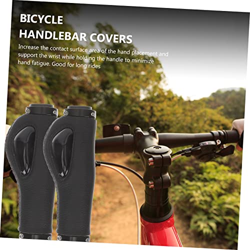 BESPORTBLE 4 Sets Protectors Black for Nonslip Anti-Slip Supplies Mountain MTB Grips Bike Cover Cycling Grip Handle Bicycles Anti- Protective BMX Covers Handlebars Shockproof Gift