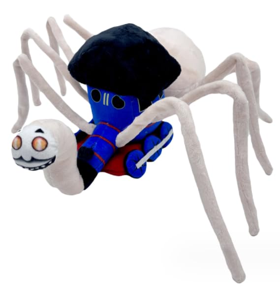 Train Spider Thomas Plush,2023 New Train Spider Thomas Plush Toy,Choo Choo Charles Plush Toy,Train Spider Thomas Stuffed Animal, Train Spider Thomas Plushies Toy Figure,for Kids and Game Fans Gifts