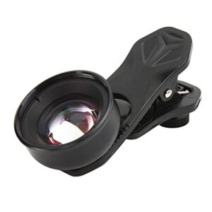cell phone camera lens, 100mm universal multilayer coating professional hd no distortion smartphone macro lens with flower lens clip
