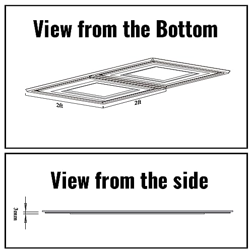 2ft x 2ft Icon Relief Ceiling Tiles - Easy Drop-in Installation – Waterproof, Washable and Fire-Rated - High-Grade PVC to Prevent Breakage Pack of 12, White (2 * 2, Style A)