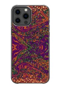 abstract swirly colors pattern art design anti-fall and shockproof gift iphone case (iphone 7/8)