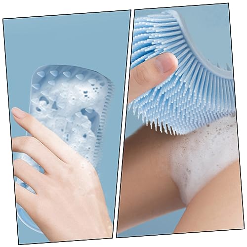 FRCOLOR 12 pcs Exfoliator Wet Shower for Tools Use Home Dry Brush Reliable Washin Exfoliating Scrubbers Body Household Brushes Cleaning Bathing Square Massager Silicone Hair Cleaners