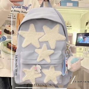 irLocy Star Backpack Y2K Backpack Preppy Backpack Aesthetic Backpack Kawaii Cute Back to College Preppy Y2K Accessories (pink)