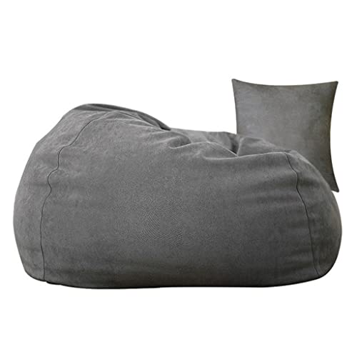 AFLHYJK Balcony Tatami Single Living Room Leather Sandbag Lazy Sofa Bean Bag (Color : D, Size : As Shown)