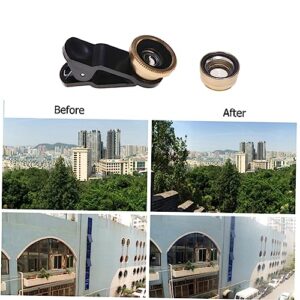 Fisheye Lens 3 1 fisheye Lens Robotics kit Smart Phone Universal Phone Lens Phone Macro Lens Camera Lens Wide-Angle Lens Suite Cell Phone Intelligent self Timer