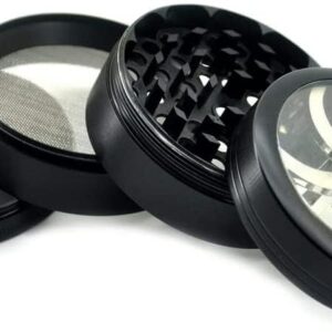 Herb Grinder, 2.5 inch 4 Layers with Zinc Alloy Manual Handle Grinder Kitchen Spice Grinder