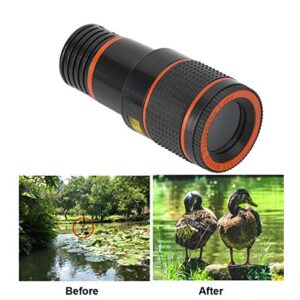 12X Telephoto Lens Universal for Mobile Phone Tablet: Clear Lens, High Definition, Clip On, Lightweight