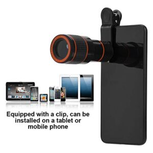 12X Telephoto Lens Universal for Mobile Phone Tablet: Clear Lens, High Definition, Clip On, Lightweight