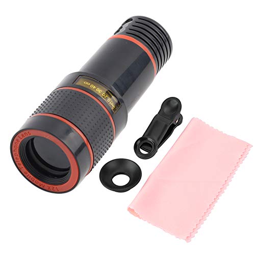 12X Telephoto Lens Universal for Mobile Phone Tablet: Clear Lens, High Definition, Clip On, Lightweight