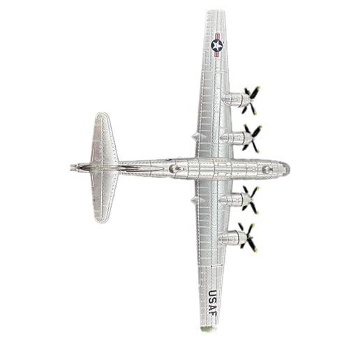 1/300 Scale US B29 B-29 Superfortress Air Fortress Bomber with Missile Aircraft Model Alloy Model Diecast Plane Model for Collection