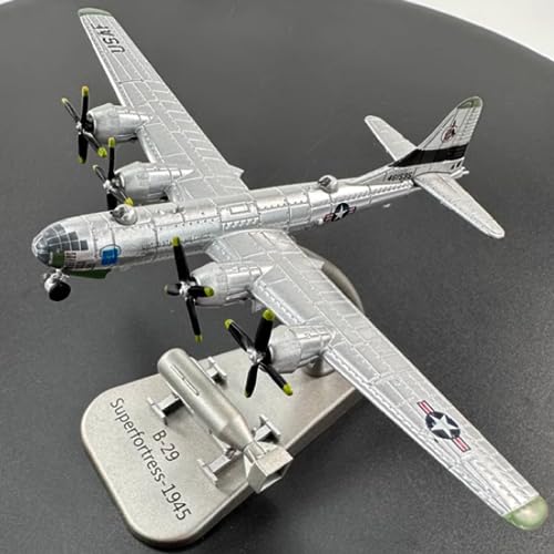 1/300 Scale US B29 B-29 Superfortress Air Fortress Bomber with Missile Aircraft Model Alloy Model Diecast Plane Model for Collection