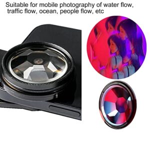 Mobile Camera Lens, Cell Phone Camera Lens Octahedral Kaleidoscope Multi Image External Filter Lens for Smart Phone