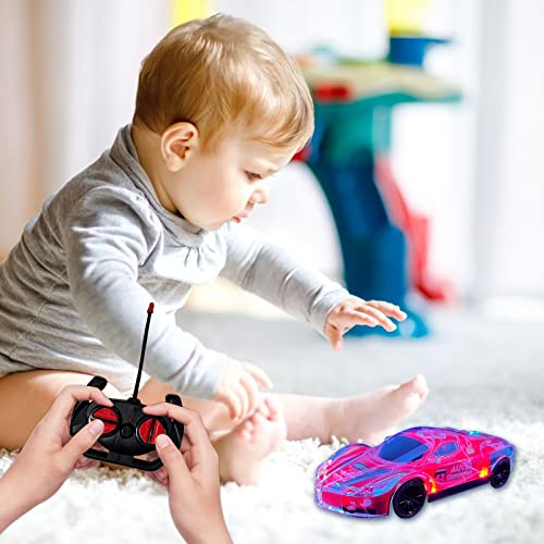 Kids Toys Remote Control Car with Four-Channel, Luminous Sports Car, Radio Controlled Car, Rc Cars for Boys Age 8-12, Rc Stunt Cars Truck Outdoor Sensory Toys Birthday Gifts for Boys Cool Stuff