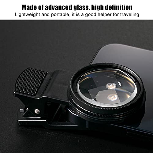 Cell Phone Camera Lens, External Selfie Photography Clip On Lens, Universal Clip On Wide Angle Filter Lens for Smartphones