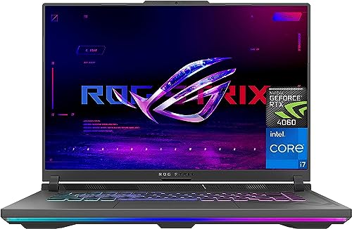 ASUS ROG Strix G16 Gaming Laptop 2023 Newest, 16" 165Hz Display, Intel Core i7-13650HX Processor, NVIDIA GeForce RTX 4060, 32GB DDR5 RAM, 2TB SSD, Backlight Keyboard, Wi-Fi 6, Windows 11 Home