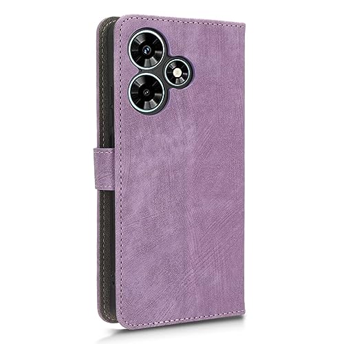 Case Compatible with Infinix Hot 30i NFC X669,Leather Case with Card Slot.Wallet Design,RFID Protection.Standable Flip Case Purple