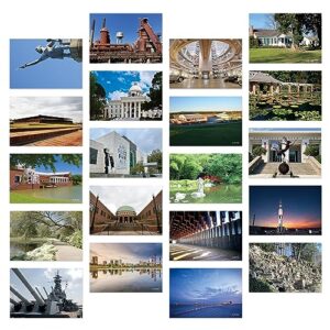 dear mapper vintage united states alabama landscape postcards pack 20pc/set postcards from around the world greeting cards for business world travel postcard for mailing decor gift