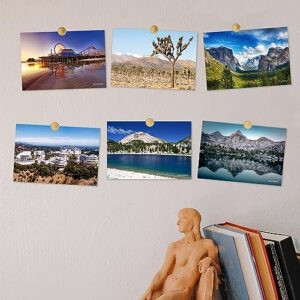 Dear Mapper Vintage United States California Landscape Postcards Pack 20pc/Set Postcards from Around the World Greeting Cards for Business World Travel Postcard for Mailing Decor Gift