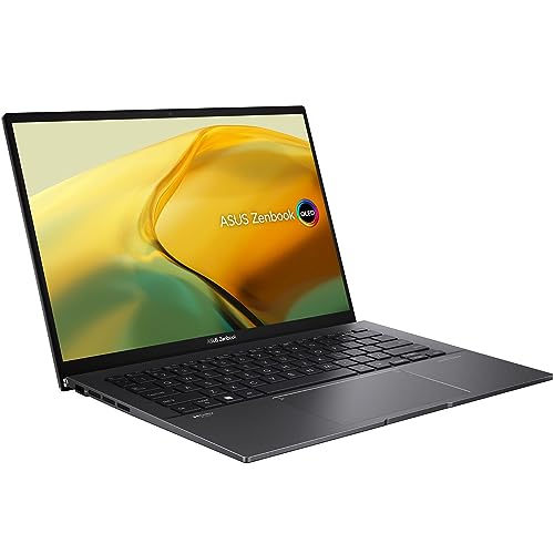 ASUS 2023 Zenbook 14X 14.5 2.8K Touchscreen 120Hz OLED Laptop Computer, 13th Gen Intel 14-Core i7-13700H, 16GB LPDDR5 RAM, 1TB PCIe SSD, WiFi 6E, Bluetooth 5.3, Backlit Keyboard, Windows 11, BROAG