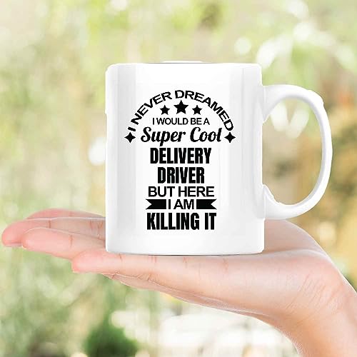 Courage Gift For Delivery Drivers To Persevere During Tough Times 11oz 15oz White Coffee Mug