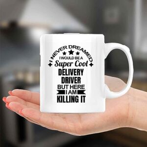 Courage Gift For Delivery Drivers To Persevere During Tough Times 11oz 15oz White Coffee Mug