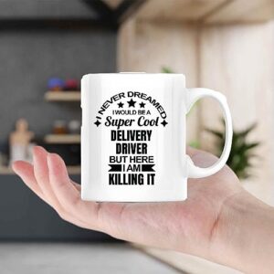 Courage Gift For Delivery Drivers To Persevere During Tough Times 11oz 15oz White Coffee Mug