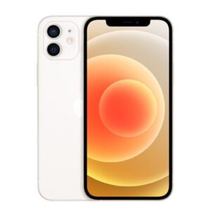 unlocked iphone 12 face id 6.1" 4g ram 64gb/128gb/256gb rom smartphone a14 bionic chip 12mp iphone12 cellphone 64gb add charger/white