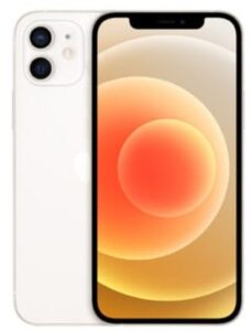 apple iphone 12 mini 64gb/128gb/256gb rom unlocked smartphone a14 bionic chip 4g lte 5.4" screen 12mp face id 12 mini cell phone 64gb with charger/white