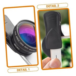 ABOOFAN SLR Camera Lenses Phone Camera Lens Coral Filter Lens Coral Lens Filter for Phone Coral Lens for Phone Reef Lens Coral Reef 14pro Optical Glass Super Wide Angle Cell Phone