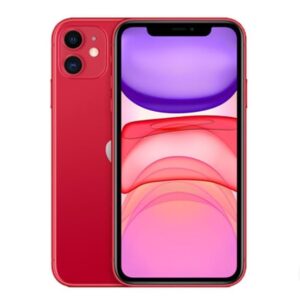 Original Unlocked Apple iPhone 11 64GB/128GB/256GB 3110mAh Dual 12MP Camera A13 6.1 inch LCD Screen iOS LTE 4G iphone11 64GB Simple Set/Red