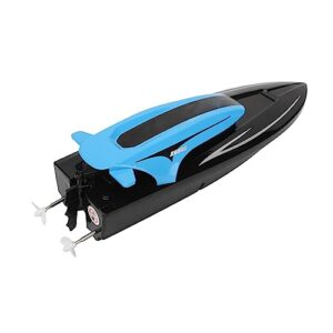 emoshayoga rc boats toy, racing rc boats 25kmh 4ch high speed led light with remote control for lakes