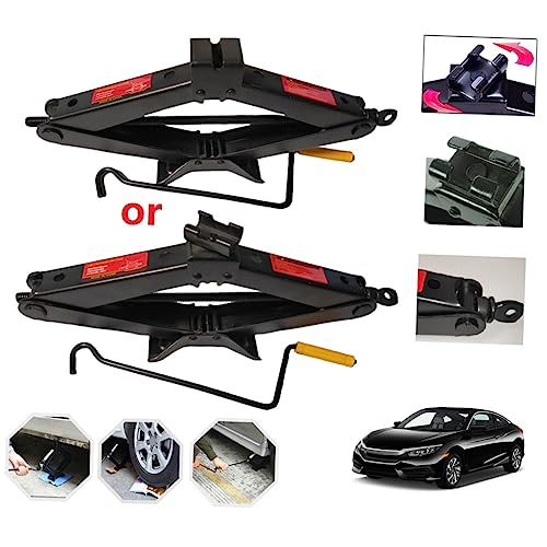 FAVOMOTO Car Foldable Hand Jack Folding Handle Scissor Jack Scissor Jack for Car Scissor Jack for Truck car Tool Automotive Tools car Jacks Truck Jack auto Tools Joystick Scissors Thicken