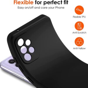 KJYFOANI for Infinix GT 10 Pro Case, with [ 2 x Tempered Glass Protective Film], Black Soft Silicone Protection Sleeves Shockproof Bumper Case for Infinix GT 10 Pro (6.67") - Glisten