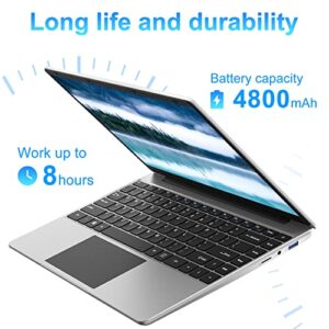 jumper 14 Inch Laptop, 12GB RAM 256GB SSD, Quad -Core Intel Celeron Processor, FHD 1920X1080 Screen(16:9), Windows 11 Laptop Computer with Dual-Band WiFi, Dual Speakers, 35520mWH Battery, Type-C.
