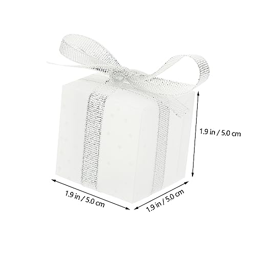 Didiseaon 1 Set candy box plastic to go containers clear cake containers plastic containers macaron candy gift cube cookie pvc portable candy container candy accessory package accessory mini