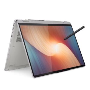 Lenovo IdeaPad Flex 5 Laptop 2023 16” FHD+ 1920 x 1200 Display Touchscrenn, AMD Ryzen 7 5700U, 8-core, AMD Radeon Graphics, 16GB LPDDR4, 512GB SSD, Backlit Keyboard, Fingerprint, Windows 10 Pro