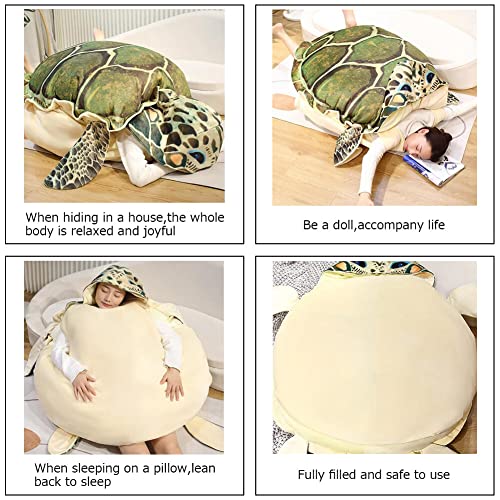 NUCGNEX Wearable Turtle Shell Giant Turtle Stuffed Animal Tortoise Plush Toys Doll