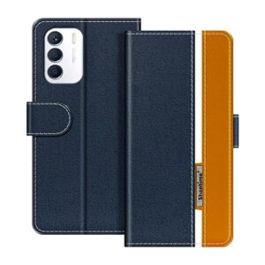 milegao for infinix zero 5g 2023 flip cover, magnetic buckle multicolor business pu leather phone case with card slot, for infinix zero 5g 2023 6.78 inches
