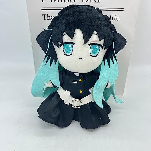 SunteeLong Tokitou Muichiro Plush, 26cm Anime Figure Demon Slayer Tokitou Muichiro Plush Cartoon Stuffed Plushies Kids Toys