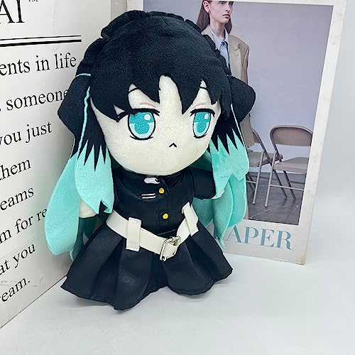 SunteeLong Tokitou Muichiro Plush, 26cm Anime Figure Demon Slayer Tokitou Muichiro Plush Cartoon Stuffed Plushies Kids Toys