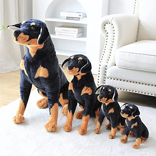 Simulation Dog Plush Toys, Cute Kawaii Puppy Soft Stuffed Real Pillow Home Decoration, for Kids Boys Gifts 40Cm A