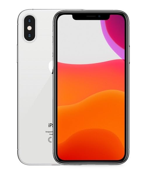 Apple iPhone Xs Max Mobile Phone 6.5inch A12 Bionic 4GB RAM 64GB/256GB ROM Hexa Core 12MP NFC 4G LTE Original iOS Cellphone 64GB with Face ID/White