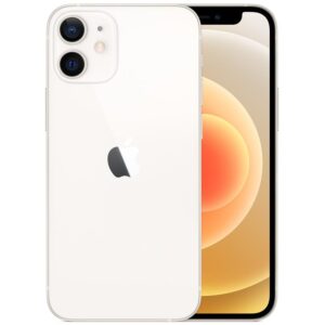 used apple iphone 12 mini 64gb/128gb rom unlocked smartphone a14 bionic chip 5.4" screen 12mp dual camera face id 5g cell phone single phone/white / 64g|4gb