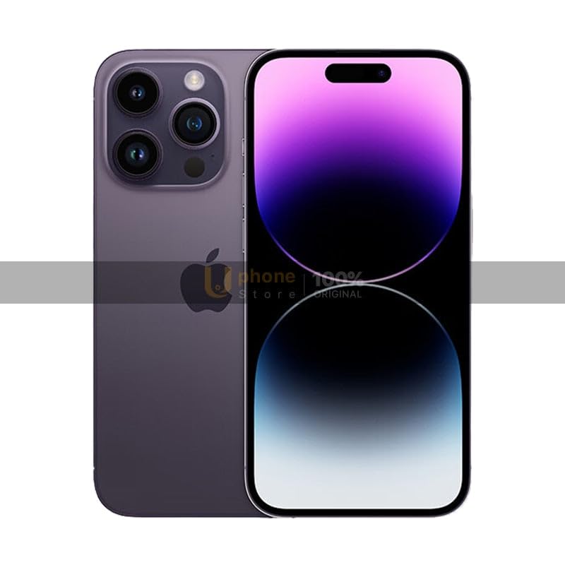 100% New Condition Apple iPhone 14 Pro 128GB / 256GB / 512GB /1TB ROM 2022 A16 Bionic Chip 6.1'' OLED Display Face ID 5G Mobile 2 Nano SIM / 14 Pro Deep Purple / 1T|CN Version