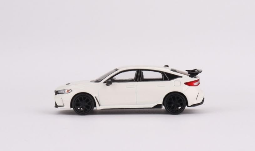 True Scale Miniatures Model Car Compatible with 2023 Honda Civic Type R (White) Limited Edition 1/64 Diecast Model Car MGT00530